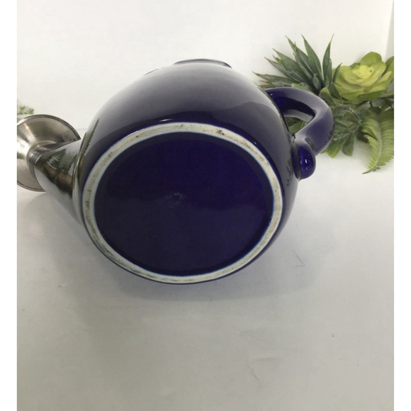 Colbalt Blue Ceramic Sprinkler Pot - Picture 5 of 8